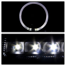 Load image into Gallery viewer, Xtune Projector Headlights Chrysler 300C (05-10) [w/ Halo LED Lights] Black or Chrome w/ Amber Turn Signal Light - Black Alternate Image