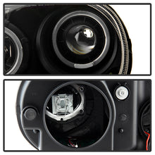 Load image into Gallery viewer, Xtune Projector Headlights Chrysler 300C (05-10) [w/ Halo LED Lights] Black or Chrome w/ Amber Turn Signal Light - Black Alternate Image