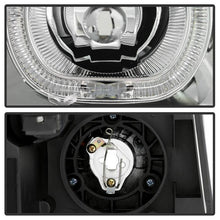 Load image into Gallery viewer, Xtune Projector Headlights Chevy Avalanche w/ Body Cladding (02-06) [Halo DRL LED Light Bar - Halogen Model] Black or Chrome w/ Amber Turn Signal Alternate Image