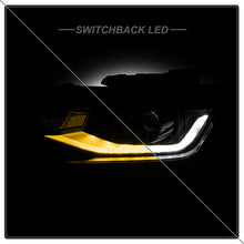 Load image into Gallery viewer, Xtune Projector Headlights Chevy Camaro (16-18) [w/ Sequential LED Signal Lights] Black Smoked w/ Amber Turn Signal Light - Default Title Alternate Image