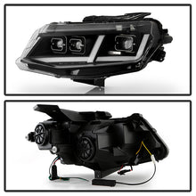 Load image into Gallery viewer, Xtune Full LED Headlights Chevy Camaro (16-18) [Halogen w/ Sequential Turn Signal] Chrome or Black Alternate Image