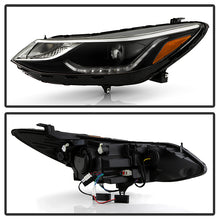 Load image into Gallery viewer, Xtune Projector Headlights Chevy Cruze Sedan (16-18) [w/ LED DRL Lights] Black w/ Amber Turn Signal Light Alternate Image