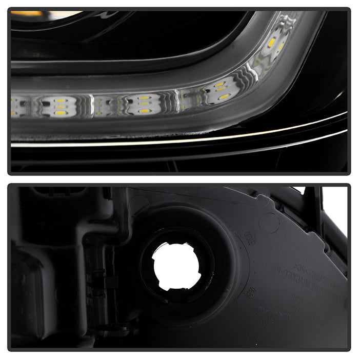 Labwork Left Headlight Assembly For 2016-2018 Chevy Cruze – Projector Halogen With LED DRL