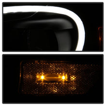 Load image into Gallery viewer, Xtune Headlights Chevy Impala (2006-2016) [Light Bar DRL] Black Smoked w/ Amber Corner Lights Alternate Image
