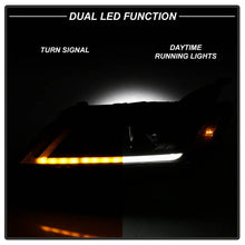 Load image into Gallery viewer, Xtune Projector Headlights Chevy Impala (14-19) [Halogen Model] Black Housing with Amber Turn Signal - Black Alternate Image