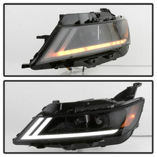 Load image into Gallery viewer, Xtune Projector Headlights Chevy Impala (14-19) [Halogen Model] Black Housing with Amber Turn Signal - Black Alternate Image