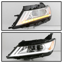 Load image into Gallery viewer, Xtune Projector Headlights Chevy Impala (14-19) [Halogen Model] Black Housing with Amber Turn Signal - Black Alternate Image