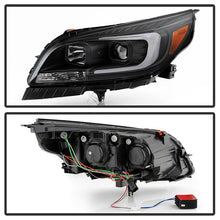 Load image into Gallery viewer, Xtune Projector Headlights Chevy Malibu (13-15) [DRL Light Bar - Halogen Model] Black or Chrome w/ Amber Turn Signal Alternate Image