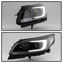 Load image into Gallery viewer, Xtune Projector Headlights Chevy Malibu (13-15) [DRL Light Bar - Halogen Model] Black or Chrome w/ Amber Turn Signal Alternate Image