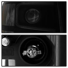 Load image into Gallery viewer, Xtune Projector Headlights Chevy Silverado (07-14) [w/ Halo LED DRL Lights] Black or Chrome w/ Amber Turn Signal Light Alternate Image