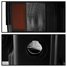 Load image into Gallery viewer, Xtune Projector Headlights Chevy Silverado (07-14) [w/ Halo LED DRL Lights] Black or Chrome w/ Amber Turn Signal Light Alternate Image