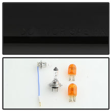 Load image into Gallery viewer, Xtune Projector Headlights Chevy Silverado 1500 (14-15) [DRL Light Bar - Halogen Model] Black or Chrome w/ Amber Turn Signal - Black Alternate Image