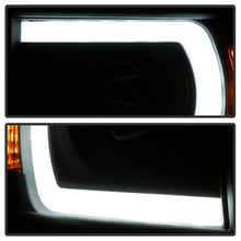 Load image into Gallery viewer, Xtune Projector Headlights Chevy Silverado 1500 (14-15) [DRL Light Bar - Halogen Model] Black or Chrome w/ Amber Turn Signal - Black Alternate Image