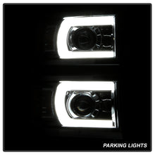 Load image into Gallery viewer, Xtune Projector Headlights Chevy Silverado 1500 (14-15) [DRL Light Bar - Halogen Model] Black or Chrome w/ Amber Turn Signal - Black Alternate Image
