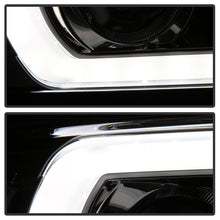 Load image into Gallery viewer, Xtune Projector Headlights Chevy Silverado 1500 (14-15) [DRL Light Bar - Halogen Model] Black or Chrome w/ Amber Turn Signal - Black Alternate Image