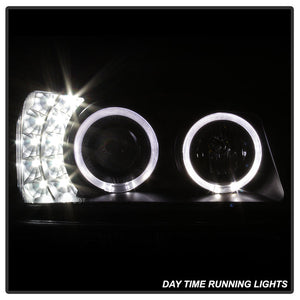 Xtune Projector Headlights Chevy Avalanche (02-06) [Black w/ Amber Turn Signal Light] w/ or w/o Bumper Lights