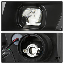 Load image into Gallery viewer, Xtune Projector Headlights Chevy Tahoe (15-18) [Light Bar DRL - Halogen Model] Black w/ Amber Turn Signal - Black Alternate Image