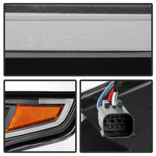 Load image into Gallery viewer, Xtune Projector Headlights Chevy Tahoe (15-18) [Light Bar DRL - Halogen Model] Black w/ Amber Turn Signal - Black Alternate Image
