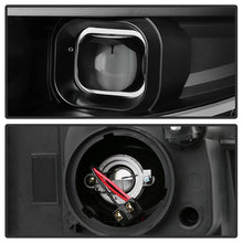 Load image into Gallery viewer, Xtune Projector Headlights Chevy Tahoe (15-18) [Light Bar DRL - Halogen Model] Black w/ Amber Turn Signal - Black Alternate Image
