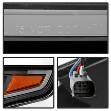 Load image into Gallery viewer, Xtune Projector Headlights Chevy Tahoe (15-18) [Light Bar DRL - Halogen Model] Black w/ Amber Turn Signal - Black Alternate Image