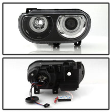 Load image into Gallery viewer, Xtune Projector Headlights Dodge Challenger (2008-2014) Black Housing with CCFL Halo - Default Title Alternate Image