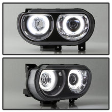 Load image into Gallery viewer, Xtune Projector Headlights Dodge Challenger (2008-2014) Black Housing with CCFL Halo - Default Title Alternate Image
