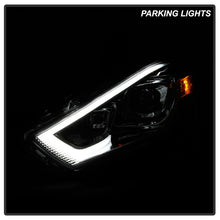 Load image into Gallery viewer, Xtune Projector Headlights Dodge Dart (13-16) [DRL Light Bar] Black or Chrome w/ Amber Turn Signal Light - Halogen / Chrome Alternate Image