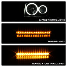 Load image into Gallery viewer, Xtune Projector Headlights Dodge Nitro (07-11) [CCFL Halo DRL Light Bar w/ LED Signal Function] Black w/ Amber Turn Signal Light - Default Title Alternate Image