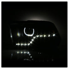 Load image into Gallery viewer, Xtune Projector Headlights Ram 2500/3500 (10-19) [LED DRL - Halogen Model] Black or Chrome w/ Amber Turn Signal Light - Black Alternate Image