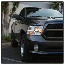 Load image into Gallery viewer, Xtune Projector Headlights Ram 1500 (09-18) [LED DRL - Halogen Model] Black or Chrome w/ Amber Turn Signal Light Alternate Image