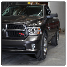 Load image into Gallery viewer, Xtune Projector Headlights Ram 2500/3500 (10-19) [LED DRL - Halogen Model] Black or Chrome w/ Amber Turn Signal Light - Black Alternate Image