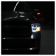 Load image into Gallery viewer, Xtune Projector Headlights Ram 1500 (09-18) [LED DRL - Halogen Model] Black or Chrome w/ Amber Turn Signal Light Alternate Image