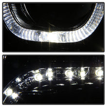 Load image into Gallery viewer, Xtune Projector Headlights Ram 2500/3500 (10-19) [LED DRL - Halogen Model] Black or Chrome w/ Amber Turn Signal Light - Black Alternate Image