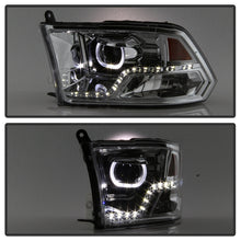 Load image into Gallery viewer, Xtune Projector Headlights Ram 1500 (09-18) [LED DRL - Halogen Model] Black or Chrome w/ Amber Turn Signal Light Alternate Image