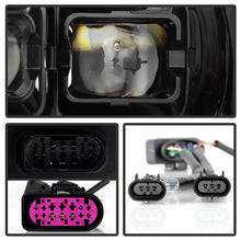 Load image into Gallery viewer, Xtune Full LED Projector Headlights Dodge Ram 1500 (09-18) [LED DRL - Halogen Model] Black or Chrome w/ Amber Turn Signal Light - Black Alternate Image