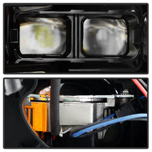 Load image into Gallery viewer, Xtune Full LED Projector Headlights Ram 2500/3500 (10-19) [LED DRL - Halogen Model] Black or Chrome w/ Amber Turn Signal Light - Black Alternate Image