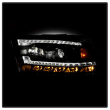 Load image into Gallery viewer, Xtune Full LED Projector Headlights Dodge Ram 1500 (09-18) [LED DRL - Halogen Model] Black or Chrome w/ Amber Turn Signal Light - Black Alternate Image