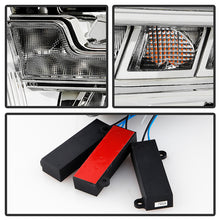 Load image into Gallery viewer, Xtune Full LED Projector Headlights Dodge Ram 1500 (09-18) [LED DRL - Halogen Model] Black or Chrome w/ Amber Turn Signal Light - Black Alternate Image