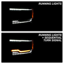 Load image into Gallery viewer, Xtune Full LED Projector Headlights Dodge Ram 1500 (19-20) Black Housing with LED DRL and Sequential Turn Signal Alternate Image
