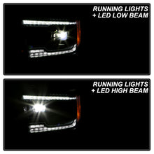 Load image into Gallery viewer, Xtune Full LED Projector Headlights Dodge Ram 1500 (19-20) Black Housing with LED DRL and Sequential Turn Signal Alternate Image