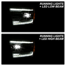 Load image into Gallery viewer, Xtune Full LED Projector Headlights Dodge Ram 1500 (19-20) Black Housing with LED DRL and Sequential Turn Signal Alternate Image