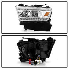 Load image into Gallery viewer, Xtune Full LED Projector Headlights Dodge Ram 1500 (19-20) Black Housing with LED DRL and Sequential Turn Signal Alternate Image