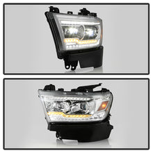 Load image into Gallery viewer, Xtune Full LED Projector Headlights Dodge Ram 1500 (19-20) Black Housing with LED DRL and Sequential Turn Signal Alternate Image
