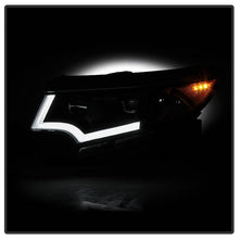 Load image into Gallery viewer, Xtune Projector Headlights Ford Edge (11-14) [DRL Light Bar - Halogen Model] Black or Chrome w/ Amber Turn Signal Light - Black Alternate Image