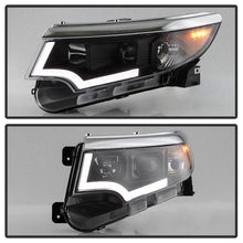 Load image into Gallery viewer, Xtune Projector Headlights Ford Edge (11-14) [DRL Light Bar - Halogen Model] Black or Chrome w/ Amber Turn Signal Light - Black Alternate Image