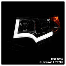 Load image into Gallery viewer, Xtune Projector Headlights Ford Edge (11-14) [DRL Light Bar - Halogen Model] Black or Chrome w/ Amber Turn Signal Light - Black Alternate Image