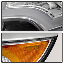 Load image into Gallery viewer, Xtune Projector Headlights Ford Edge (11-14) [DRL Light Bar - Halogen Model] Black or Chrome w/ Amber Turn Signal Light - Black Alternate Image