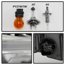 Load image into Gallery viewer, Xtune Projector Headlights Ford Edge (11-14) [DRL Light Bar - Halogen Model] Black or Chrome w/ Amber Turn Signal Light - Black Alternate Image