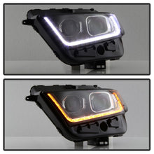 Load image into Gallery viewer, Xtune Projector Headlights Ford Edge (15-18) [w/ Sequential LED DRL Turn Signal Bar] Chrome Alternate Image