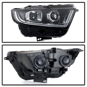 Xtune Projector Headlights Ford Edge (15-18) [w/ Sequential LED DRL Turn Signal Bar] Chrome